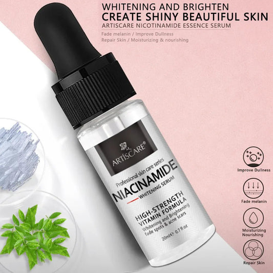 ARTISCARE Nicotinamide + Platinum + 24k Gold Six Peptides Serum 3pcs Moisturizing Smoothing Essence for Face Care - Chrissy's Eye