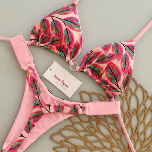 2026 Micro Bikinis Push Up Women Swimsuits Sexy Swimwear Brazilian Bikini Set Thong Biquini Print Swimsuit Summer Beachwear - Chrissy's Eye