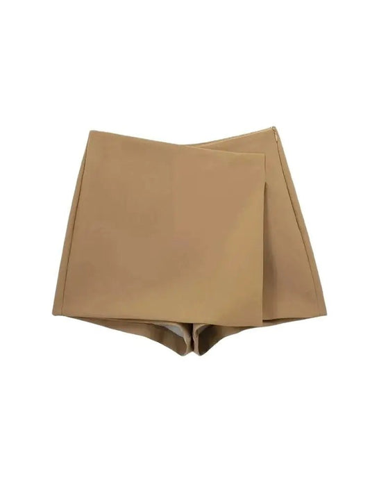 Women's Fashion Shorts, Skirts, High Waist Side Zipper Female - Chrissy's Eye