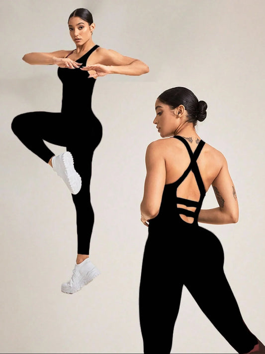 Women's Seamless Shapewear Bodysuit With Tummy Control, CrissCross Straps Backless Body Shaper, Women's Underwear & Shapewear - Chrissy's Eye