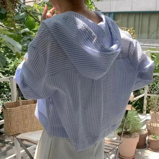 Women Shirt Summer Fashion Sunshade Long Sleeve Casual - Chrissy's Eye
