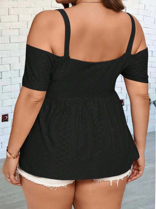 Elegant off-shoulder vest suitable for commuting and traveling, new fashion plus size women's clothing vest - Chrissy's Eye