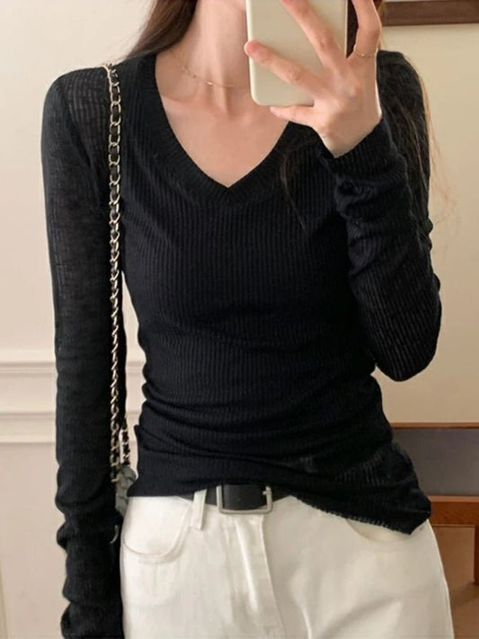 Women's Long Sleeve T-shirt, Thin - Chrissy's Eye