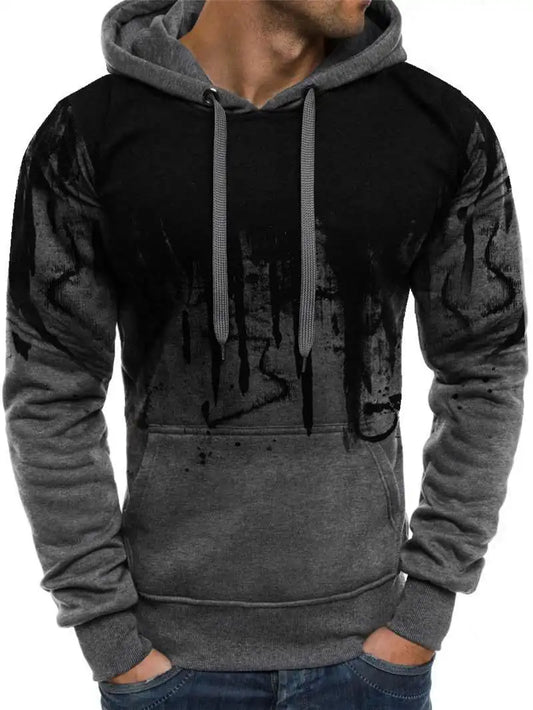 Autumn Winter Trending Tracksuits Men Camouflage Hoodie + Pant 2 Piece Set Sports Wear 3d Ink Jogging Suits - Chrissy's Eye