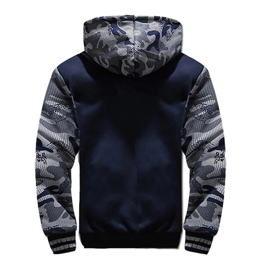 Men's Jacket Camouflage Thicken Winter Jackets for Men Fleece Long Sleeve Coat Man Casual Hoodies Streetwear Men's Coats - Chrissy's Eye