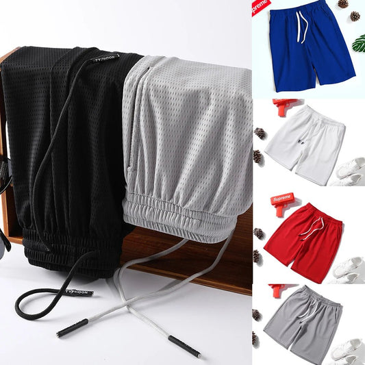 2025 NEW Fitness sports Shorts Man Summer Gyms Workout Male Breathable Mesh shorts Quick Dry Beach Short Pants men Sportswear - Chrissy's Eye