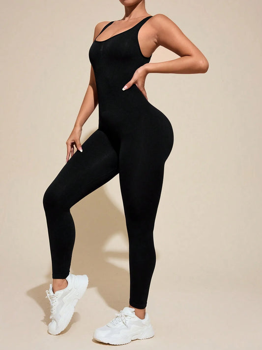Women's Sleevesless Bodysuit Dance Unitard, Backless Bodycon Rompers Jumpsuits for Workout Yoga - Chrissy's Eye