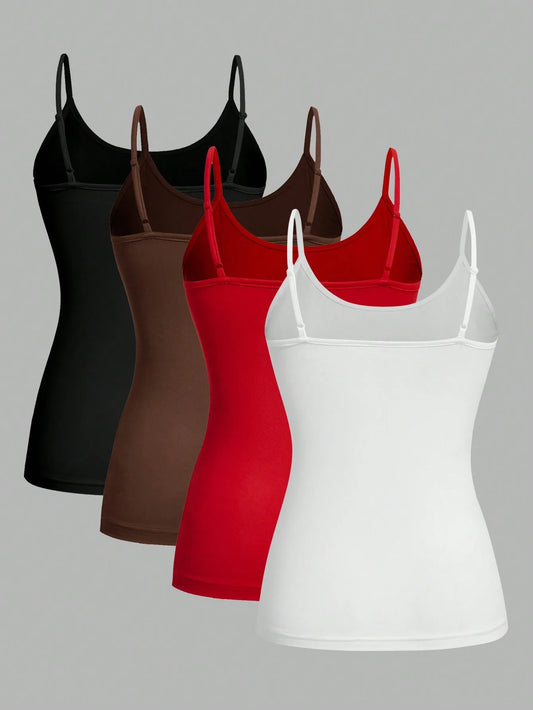 4 pcs basic tank tops - Chrissy's Eye