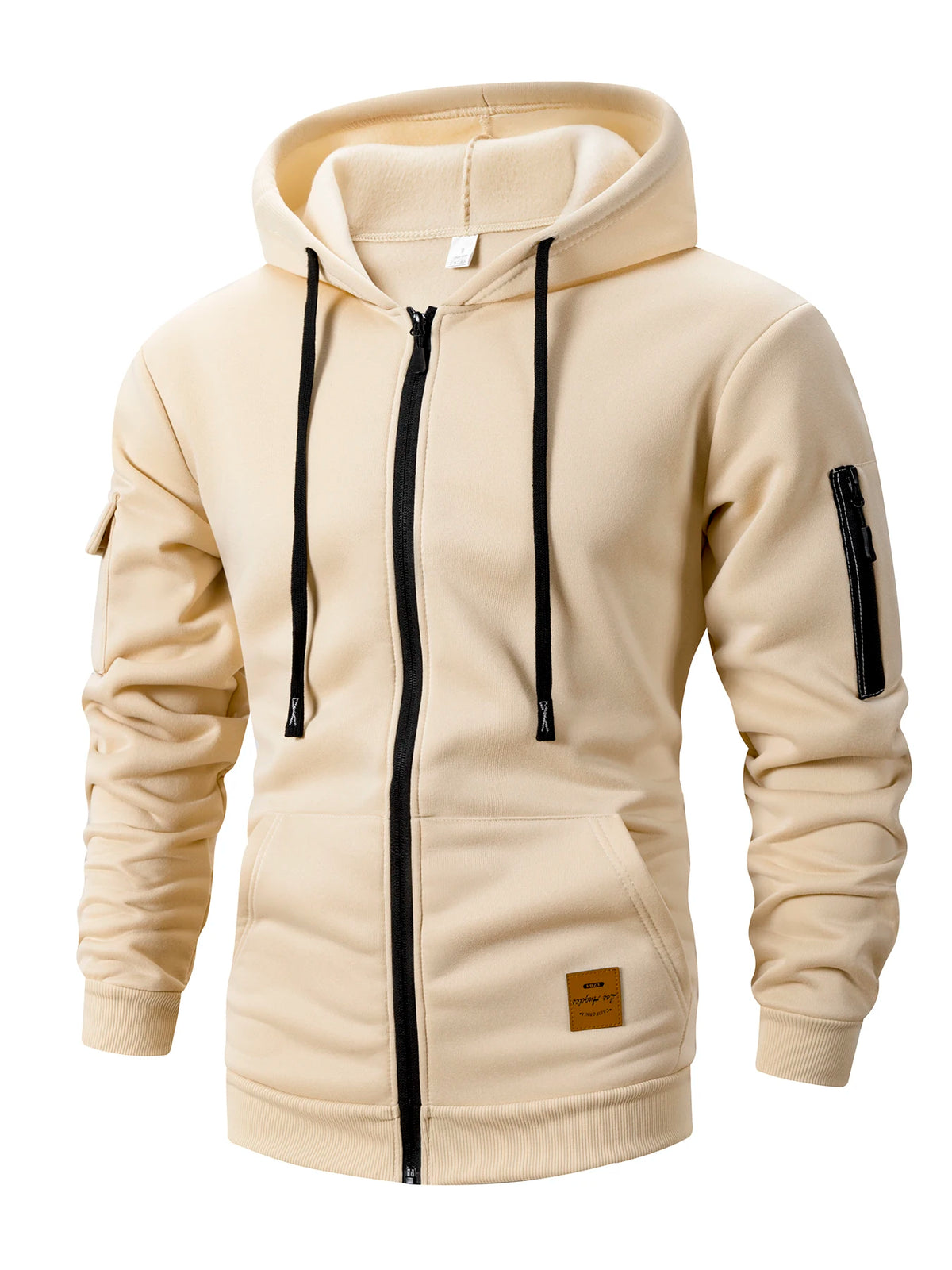 2025 New Autumn Men Sweatshirts Long Sleeve Jacket Hoodie Zipper Closure Jacket Male Hoodies Sweatshirt Slim Fit Male Clothing - Chrissy's Eye