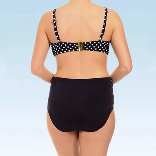 Plus Size Swimsuit Women's Tethered Sports Bag Bikini Swimsuit Set Big Breast Bathing Swimming Suit Bathers Beachwear 2025 - Chrissy's Eye