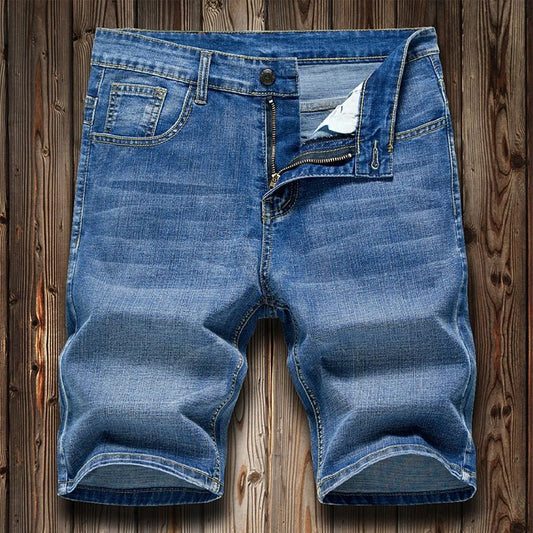 4 Model Classic Style Men's Slim Denim shorts Summer New Business Fashion Thin Stretch Short Casual Pants Male - Chrissy's Eye