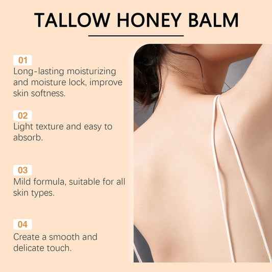Beef Tallow Honey Cream Brightening Fade Dark Spots Remove Melanin Firming Non-Greasy Lasting Moisturizing Soothing Body Lotion - Chrissy's Eye
