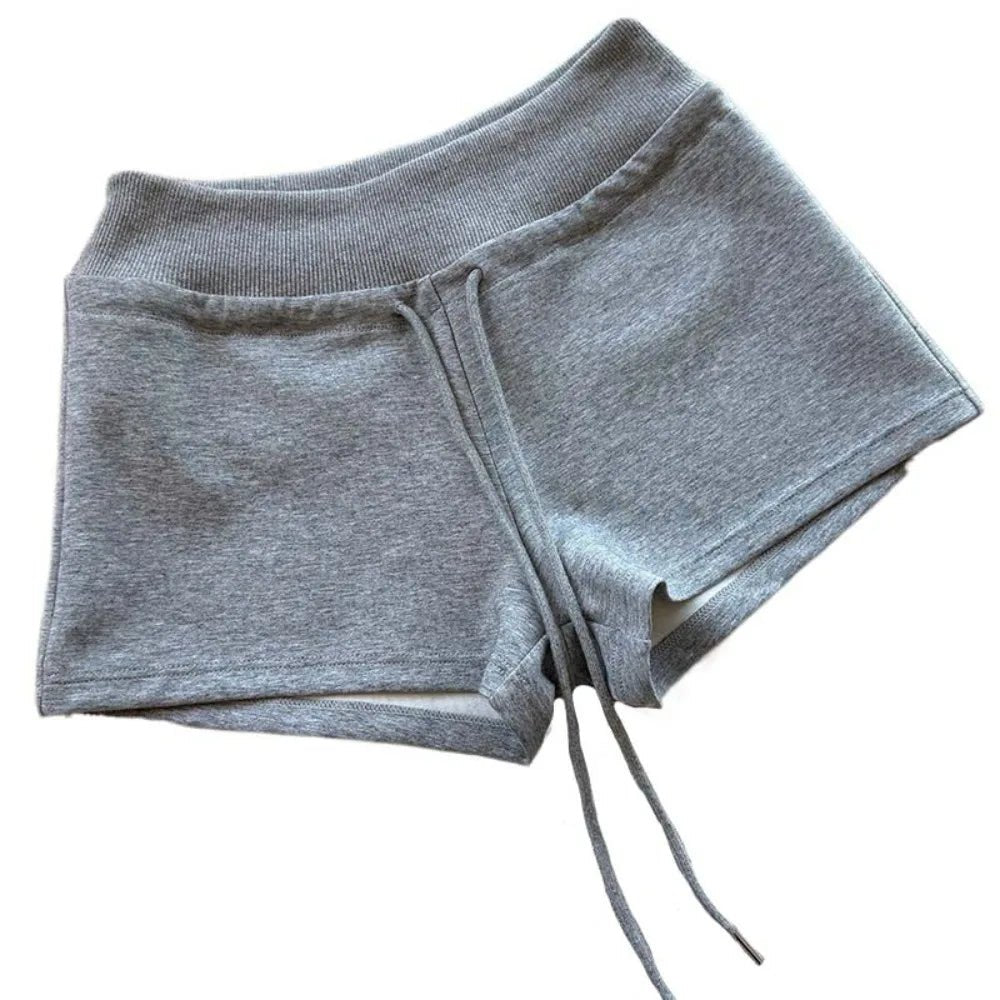 Drawstring High Waist Shorts Pajamas Pants Slim Fit Hot Woman Short Pants Trousers American Style Summer Casual Shorts Office - Chrissy's Eye