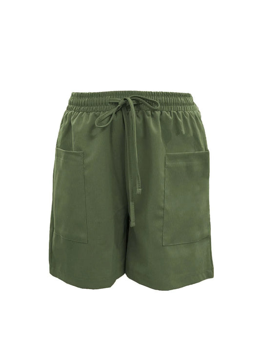 Women's High Waist 4 Inch Shorts Summer - Loose Fit Casual Shorts with Pockets, Solid Color Bermuda Shorts for Outfits - Chrissy's Eye