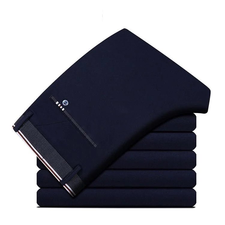 Spring Autumn Mens Business Suit Pants Male Summer Thin Formal Solid Long Dress Straight Baggy Office Trousers Drop Shipping - Chrissy's Eye