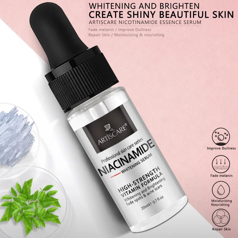 ARTISCARE Nicotinamide + Platinum + 24k Gold Six Peptides Serum 3pcs Moisturizing Smoothing Essence for Face Care - Chrissy's Eye