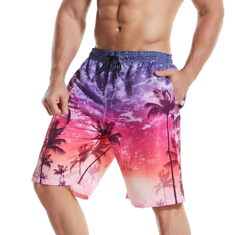 Quick Dry Swim Shorts Mens Swimming Shorts Men's Swimwear Trunk Beach Pants Board Surf Bathing Suit Lined Men Water Sport Short - Chrissy's Eye
