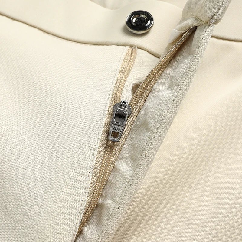 29-42 Men's Summer Pants Thin Straight Stretch Casual Pants with No Trace No Ironing Fabric Silky and Cool Feeling - Chrissy's Eye