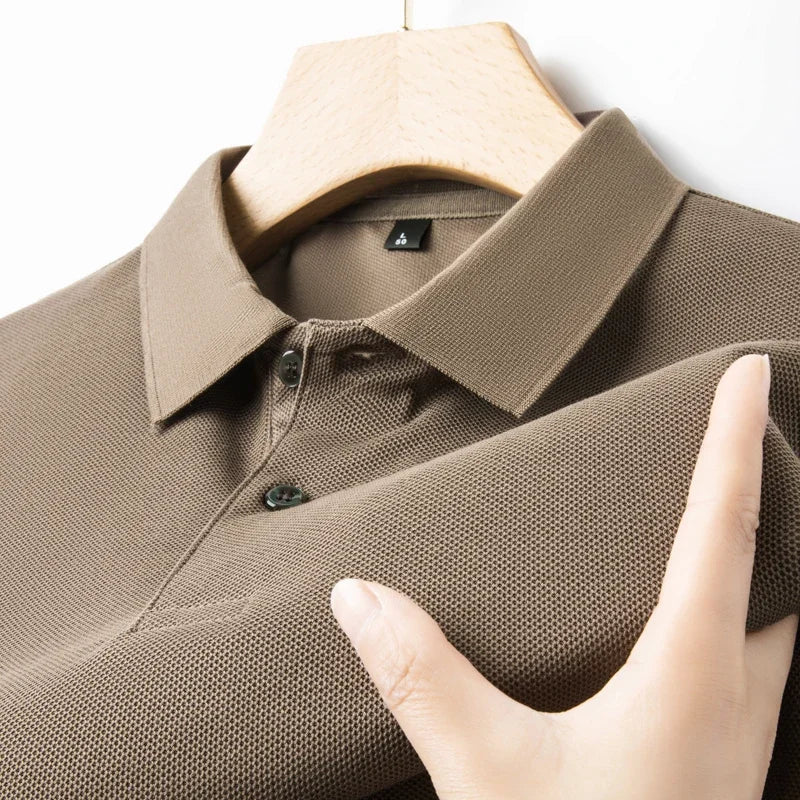 Men's 100% Cotton Polo Shirt -Breathable, 19 Colors, Silk-Like Finish - Chrissy's Eye