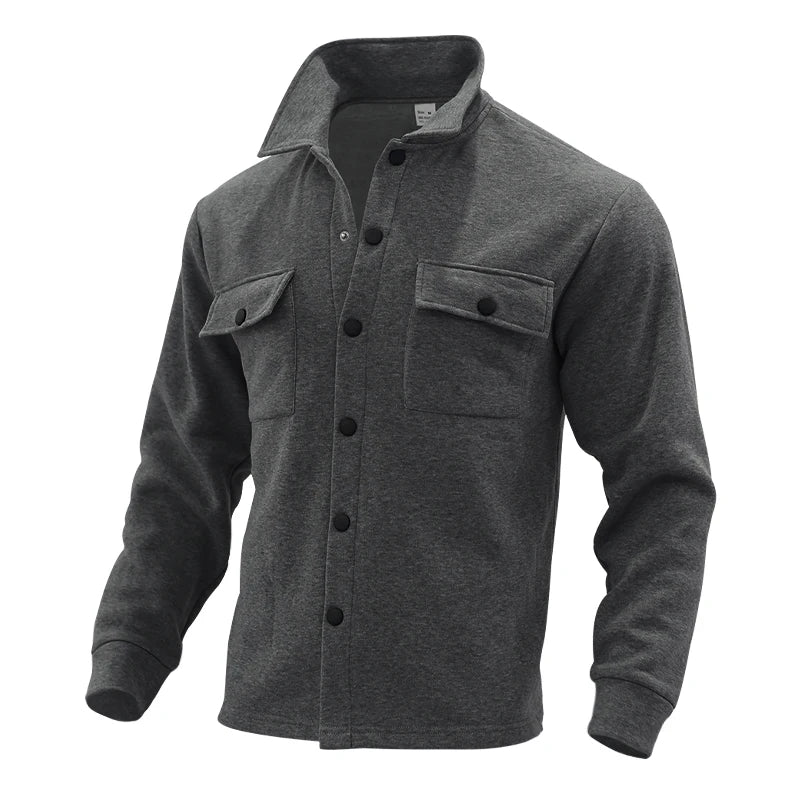 2024 Cross Border Winter New Men's Fleece Jacket Fashion Casual Jacket - Chrissy's Eye