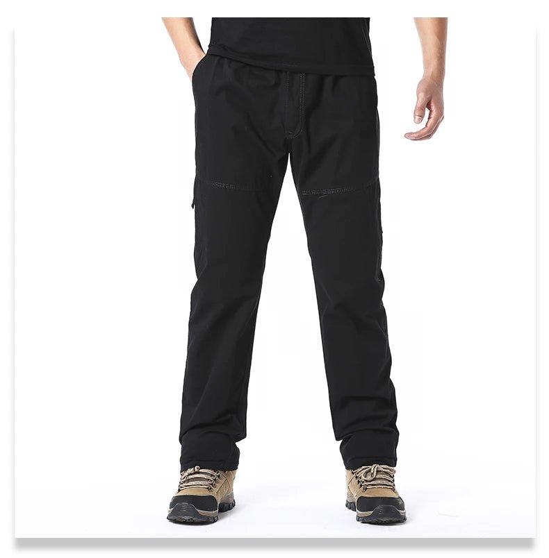 High Quality Men's Cotton Cargo Pants Casual Multiple Pocket Tacitcal Pants Spring Autumn Outdoor Camping Hiking Work Pants - Chrissy's Eye
