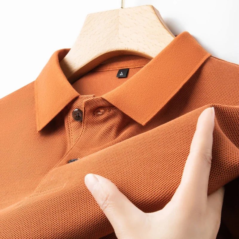 Men's 100% Cotton Polo Shirt -Breathable, 19 Colors, Silk-Like Finish - Chrissy's Eye