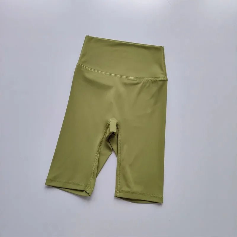High Waist Women's Yoga Shorts Breathable Elastic Gym Sports Short Leggings Running Fitness High-End Naked Feeling Gym Shorts - Chrissy's Eye