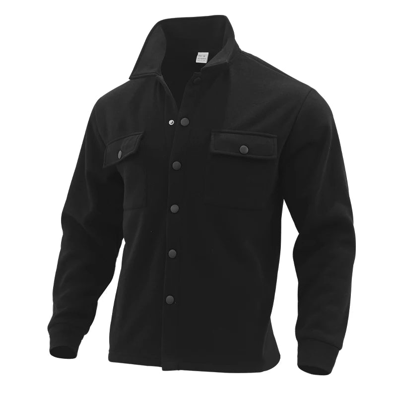 2024 Cross Border Winter New Men's Fleece Jacket Fashion Casual Jacket - Chrissy's Eye