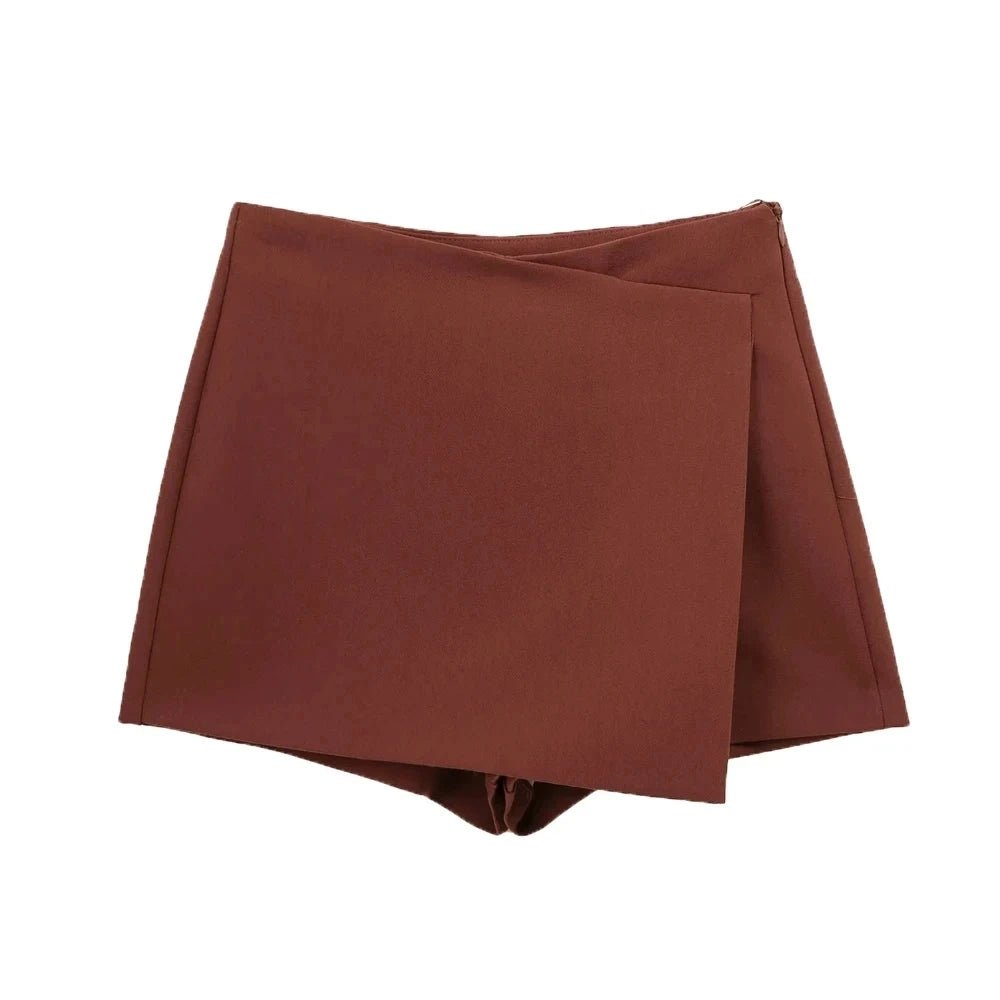 Women's Fashion Shorts, Skirts, High Waist Side Zipper Female - Chrissy's Eye