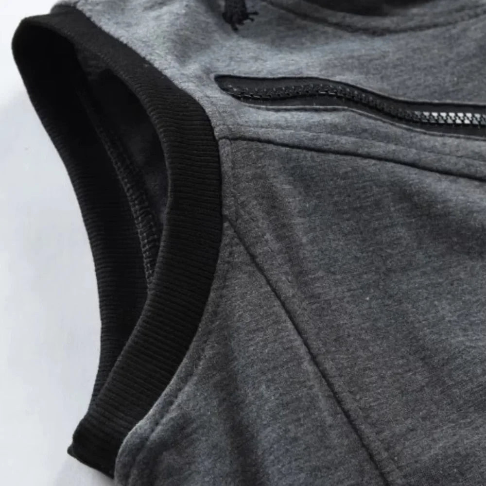 Spring Sweater Vest Men's No Sleeve Retro Casual Knitted Pullover Men Wild Slim Knitting Sweaters Mens Clothes - Chrissy's Eye