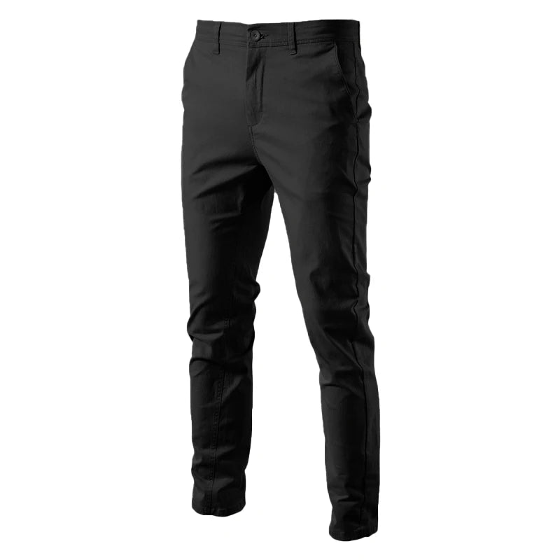 AIOPESON Casual Cotton Men Trousers Solid Color Slim Fit Men's Pants New Spring Autumn High Quality Classic Business Pants Men - Chrissy's Eye