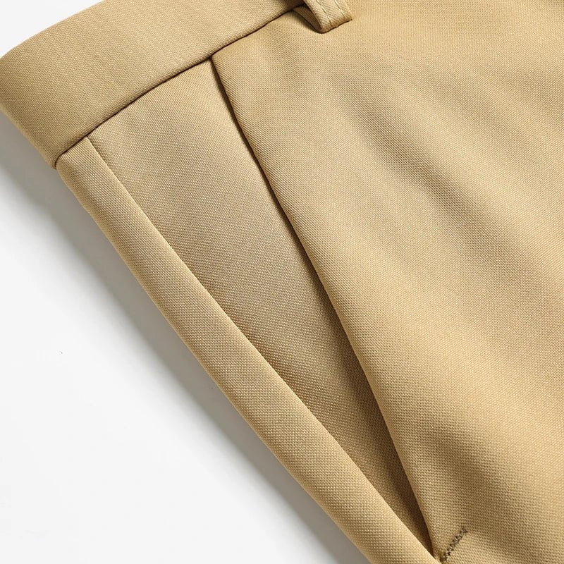 29-42 Men's Summer Pants Thin Straight Stretch Casual Pants with No Trace No Ironing Fabric Silky and Cool Feeling - Chrissy's Eye