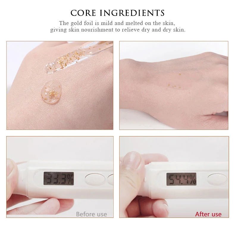 ARTISCARE Gold Niacinamide Face Essence 30mL for Dry Skin Moisturizing Hyaluronic Acid Serum - Chrissy's Eye