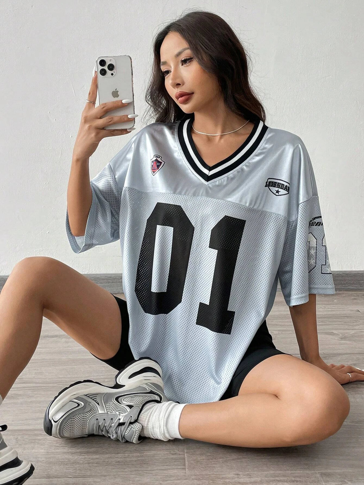 Women's Loose Breathable Quick Drying Jersey T-Shirt - Chrissy's Eye