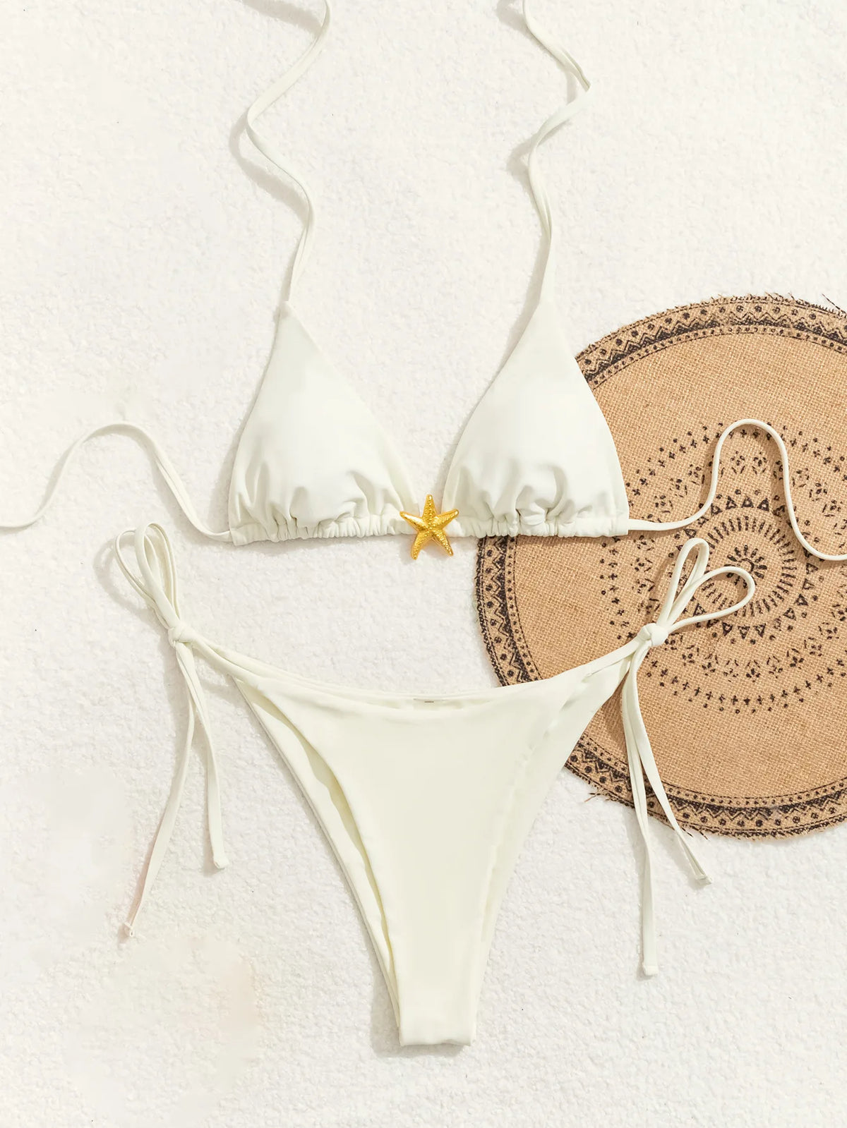"2026 New Triangle Bikini Set - Floral Print Push Up Swimsuit & Brazilian Bottoms" - Chrissy's Eye