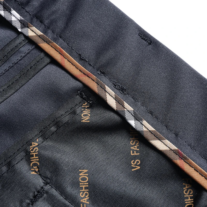 29-42 Men's Summer Pants Thin Straight Stretch Casual Pants with No Trace No Ironing Fabric Silky and Cool Feeling - Chrissy's Eye