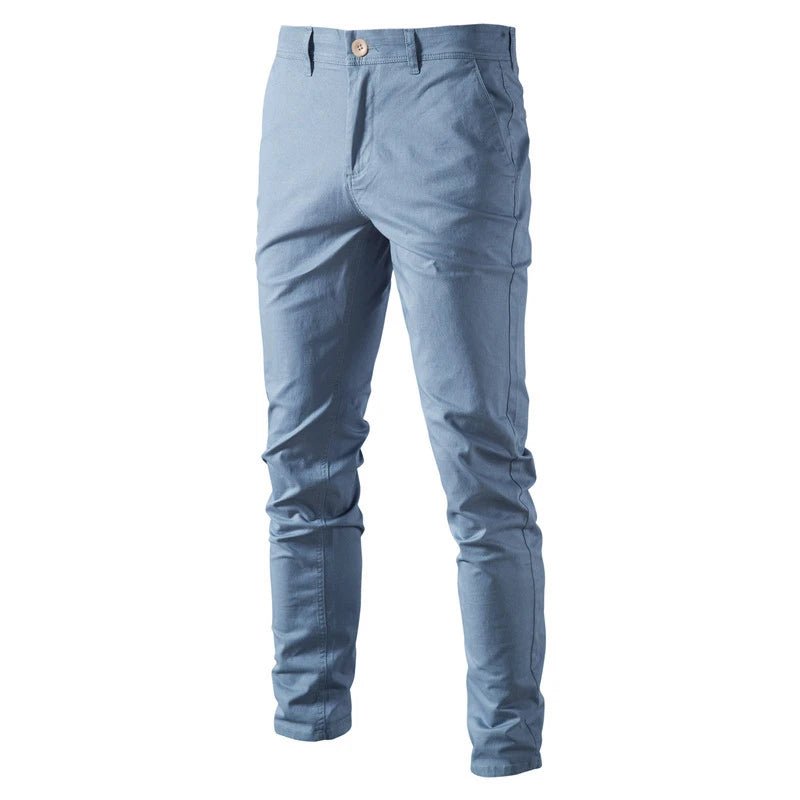 AIOPESON Casual Cotton Men Trousers Solid Color Slim Fit Men's Pants New Spring Autumn High Quality Classic Business Pants Men - Chrissy's Eye
