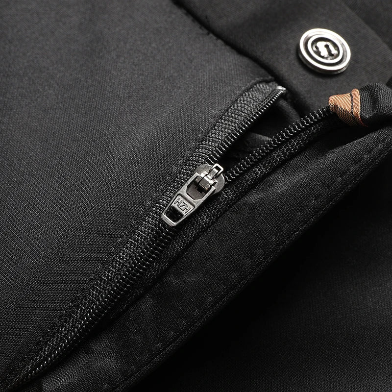 29-42 Men's Summer Pants Thin Straight Stretch Casual Pants with No Trace No Ironing Fabric Silky and Cool Feeling - Chrissy's Eye