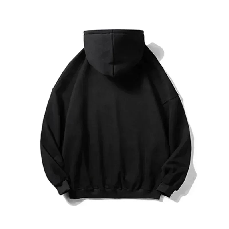 Men's Gothic Dark Print Zipper Hooded Casual Sports Sweatshirt Zipper Jacket Autumn and Winter New Casual Retro Street Style Top - Chrissy's Eye