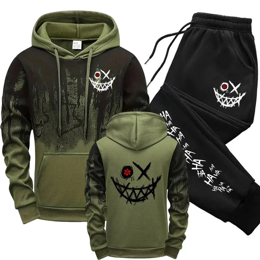 Men Single Piece Sweatshirts Sweatpants Versatile Men's Tracksuit Casual Comfort Fashion Daily Sports Simple Splashed Ink Hoodie - Chrissy's Eye