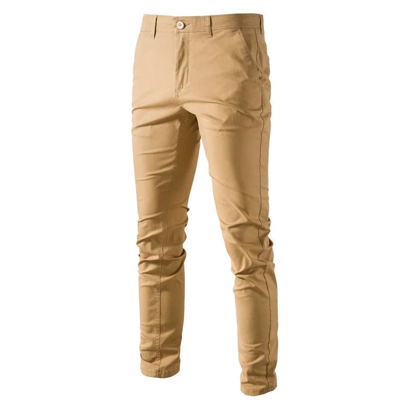 AIOPESON Casual Cotton Men Trousers Solid Color Slim Fit Men's Pants New Spring Autumn High Quality Classic Business Pants Men - Chrissy's Eye
