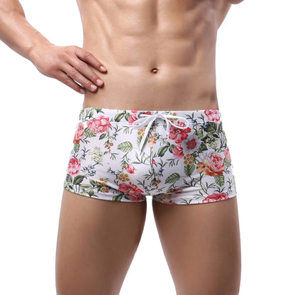 Men's Swimming Boxers, Shorts, Swimsuit, Low Waist Swim Trunks - Chrissy's Eye