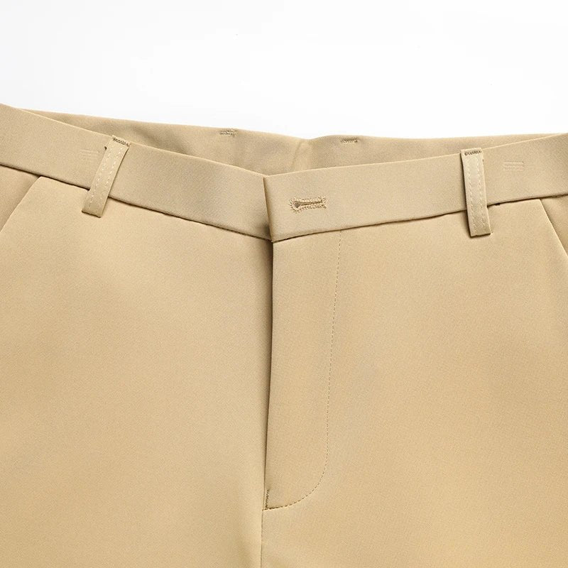 29-42 Men's Summer Pants Thin Straight Stretch Casual Pants with No Trace No Ironing Fabric Silky and Cool Feeling - Chrissy's Eye