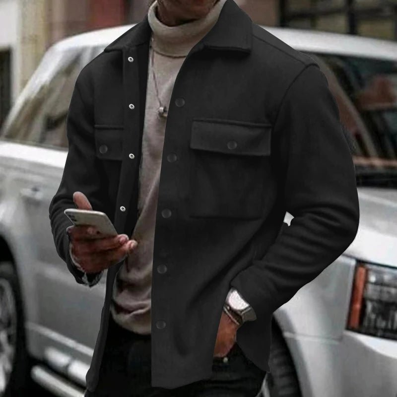 2024 Cross Border Winter New Men's Fleece Jacket Fashion Casual Jacket - Chrissy's Eye