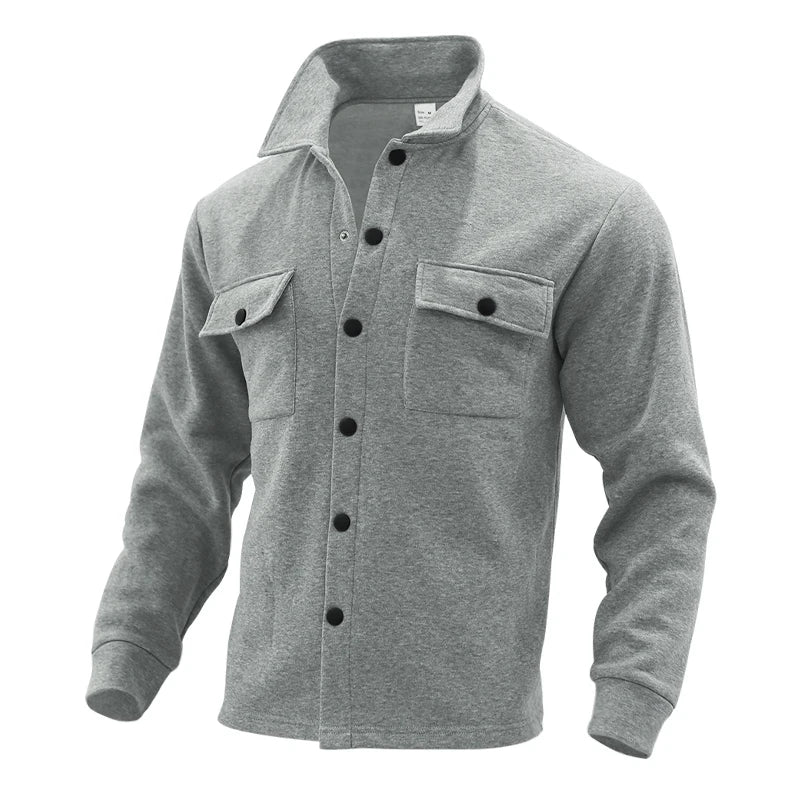 2024 Cross Border Winter New Men's Fleece Jacket Fashion Casual Jacket - Chrissy's Eye