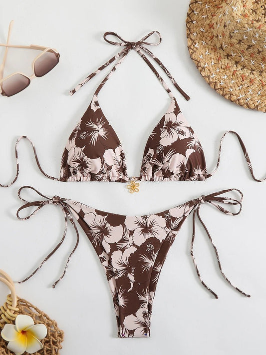 Sexy Micro Bikini Women's Swimsuit Trend Female Swimwear Two-piece Thong Bikinis Sets Beach Wear Swimming for Bathing Suit - Chrissy's Eye