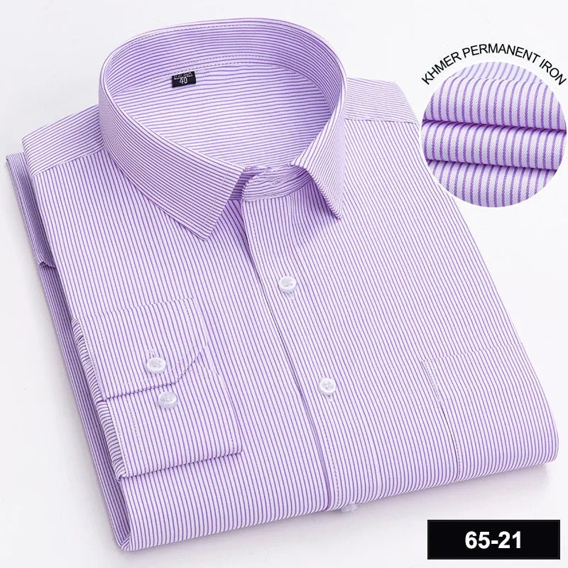 Men's Long Sleeve Shirt High-quality Fashion Casual Print Plaid Stripe Single Pocket - Chrissy's Eye