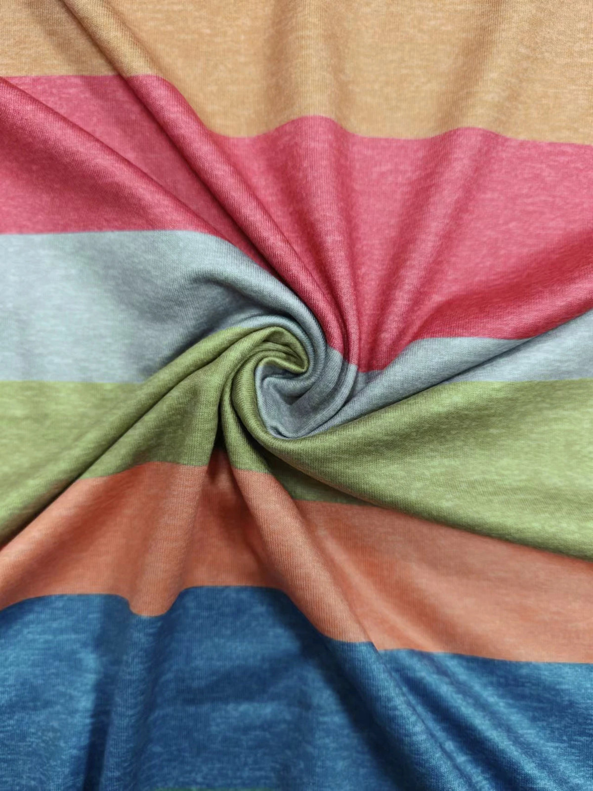 Plus-size women's casual loose-fitting V-neck colorful striped camisole dress - Chrissy's Eye