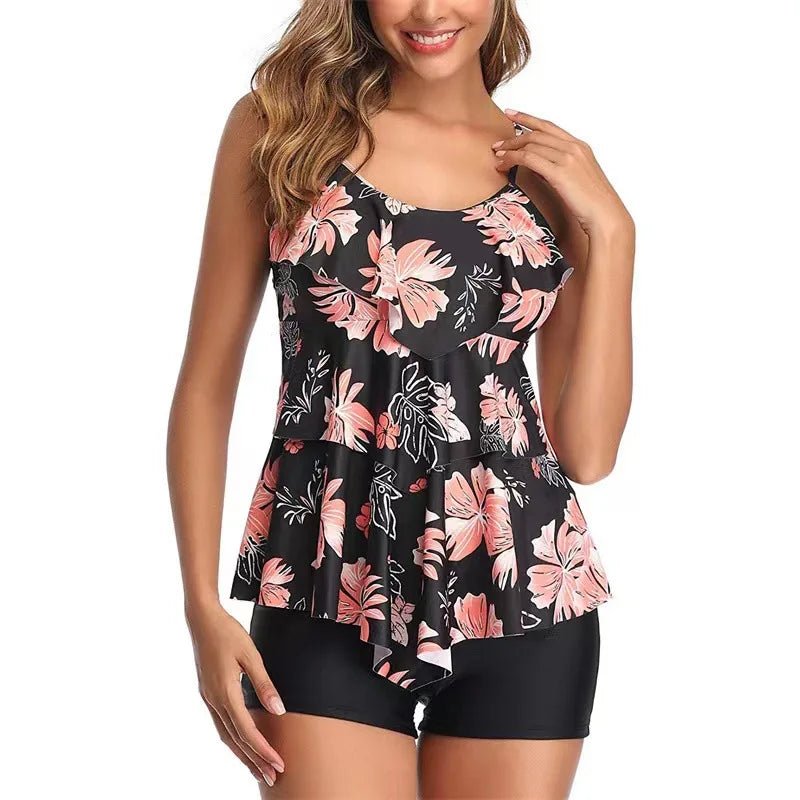 Swimwear For Women Plus Size Bikinis Sets Sexy Bikini Wave Solid Cup Split Cover-up Swimsuit Bathing Suit Women's Swimsuit 2023 - Chrissy's Eye