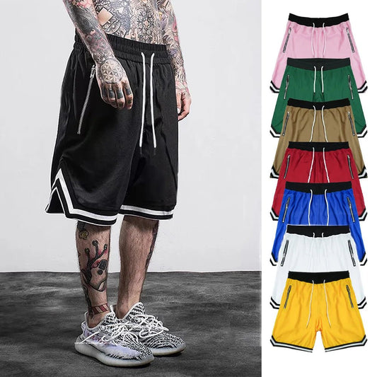 Men's Sports Basketball Shorts Mesh Quick Dry Gym Shorts for Summer Fitness Joggers Casual Breathable Short Pants Scanties - Chrissy's Eye